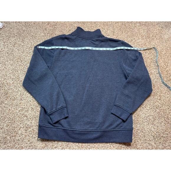 ORVIS Signature 1/4 zip Blue Pullover Sweatshirt size Men's Large - Picture 10 of 10
